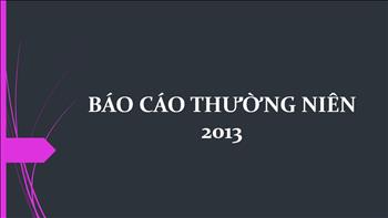Báo cáo thường niên của Công ty Cổ phần nhiệt điện Quảng Ninh năm 2013