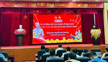 Công ty cổ phần Nhiệt điện Quảng Ninh tổ chức khoá đào tạo chuyên đề "Tư tưởng Hồ Chí Minh về đạo đức và việc nâng cao đạo đức nghề nghiệp, kỹ năng nghiệp vụ đối với người làm truyền thông trong giai đoạn mới"