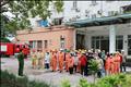 Nhiệt điện Quảng Ninh tổ chức thực tập phương án chữa cháy nhiều lực lượng