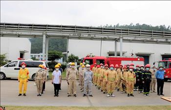QTP tổ chức thực tập phương án chữa cháy và cứu nạn cứu hộ