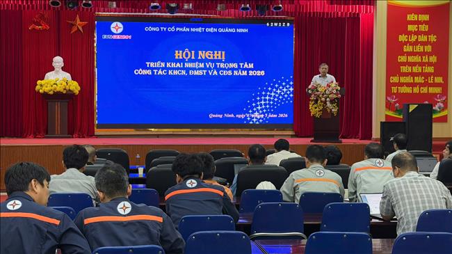 Nhiệt điện Quảng Ninh tổ chức Hội nghị Đối thoại Tháng Công nhân năm 2026: Đối thoại để thấu hiểu – Đồng hành để phát triển