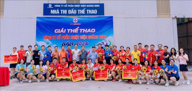 Khí thế sôi nổi từ giải thể thao công nhân lao động Công ty cổ phần Nhiệt điện Quảng Ninh năm 2026