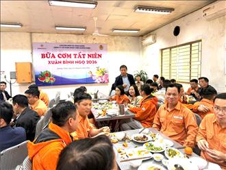 Nhiệt điện Quảng Ninh - Ấm áp bữa cơm tất niên trước thềm năm mới Bính Ngọ 2026